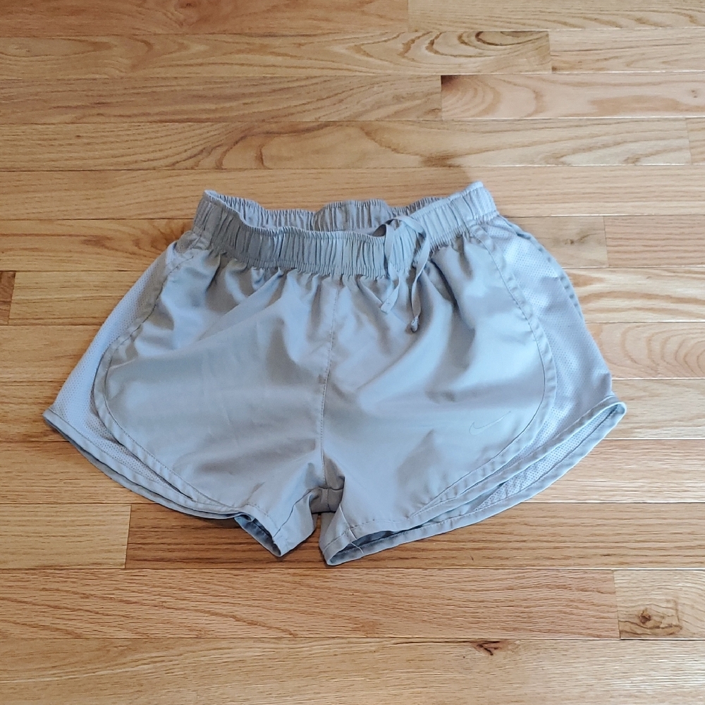 Nike Women's Light Gray Athletic Shorts